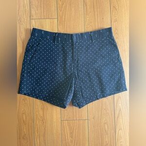 Navy Polka Dot Shorts with Anchors - Joe Fresh
